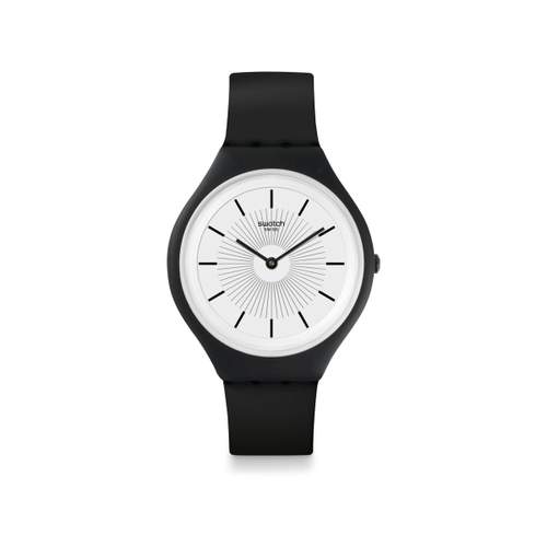 Montre Swatch mixte plastique silicone noir