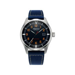 Montre Alpina homme acier nylon - vue 1