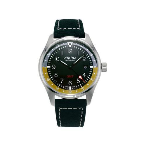 Alpina men's steel nylon watch