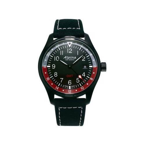 Alpina men's steel nylon watch