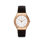 Montre Swatch homme acier cuir - vue 1