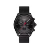 Montre TISSOT T-CLASSIC PR100 homme cadran noir bracelet PVD noir - vue V1
