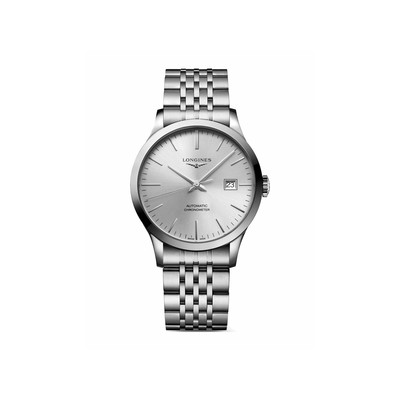 Montre longines record tradition hologere automatique acier - vue 1