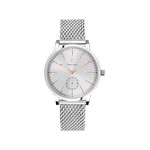Montre Pierre Lannier homme acier milanais - vue 1