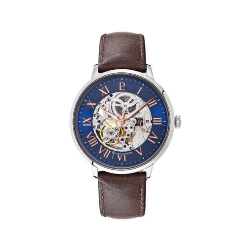 Montre Pierre Lannier homme automatique acier cuir