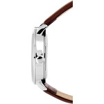 Montre Pierre Lannier homme automatique acier cuir - vue 3