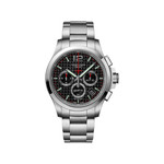Montre Longines chronographe acier - vue 1