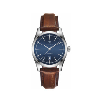 Montre Hamilton homme automatique acier cuir