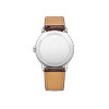 Montre Baume et Mercier homme acier cuir marron - vue V3
