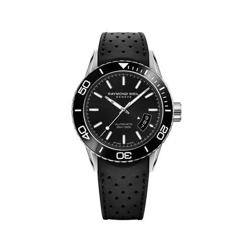 Raymond Weil Freelancer herenhorloge van rubber