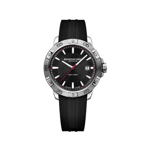 Montre Raymond Weil Tango homme acier caoutchouc