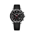 Montre Raymond Weil Tango homme caoutchouc noir - vue 1