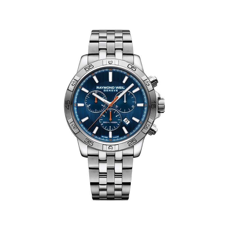 Montre Raymond Weil Tango homme chronographe acier - vue 1