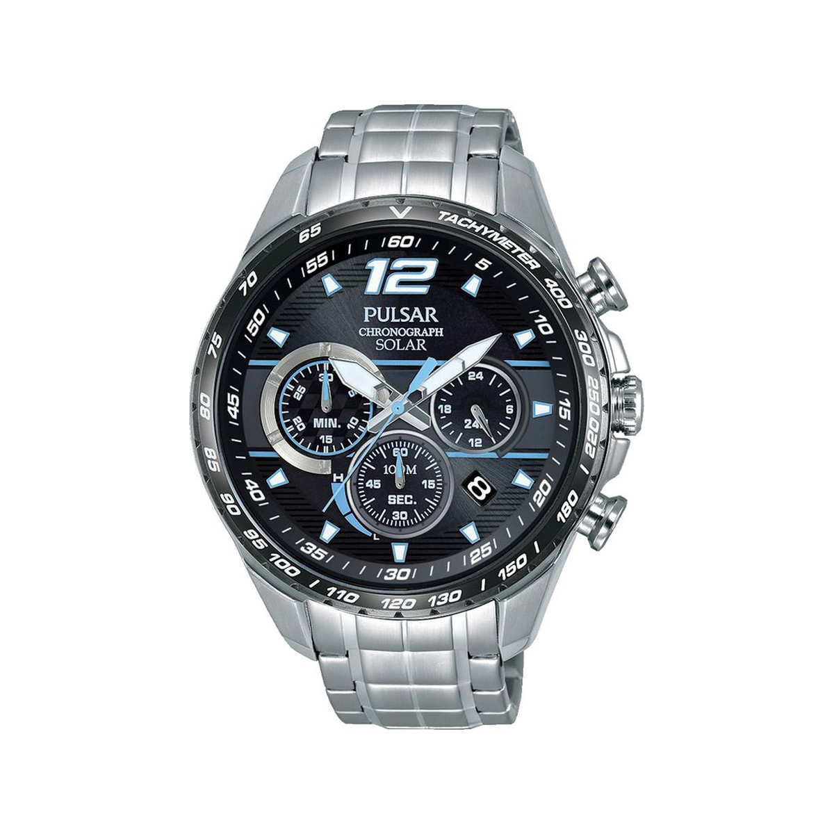 Montre Pulsar homme chronographe acier