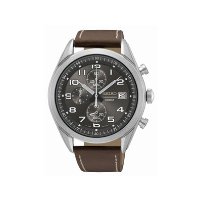 100% Original Seiko 5 énergie solaire montre à Quartz lumineux mains  calendrier cuir Sraps affaires montre de mode garantie mondiale | AliExpress