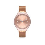 Montre Swatch femme plastique acier doré - vue 1