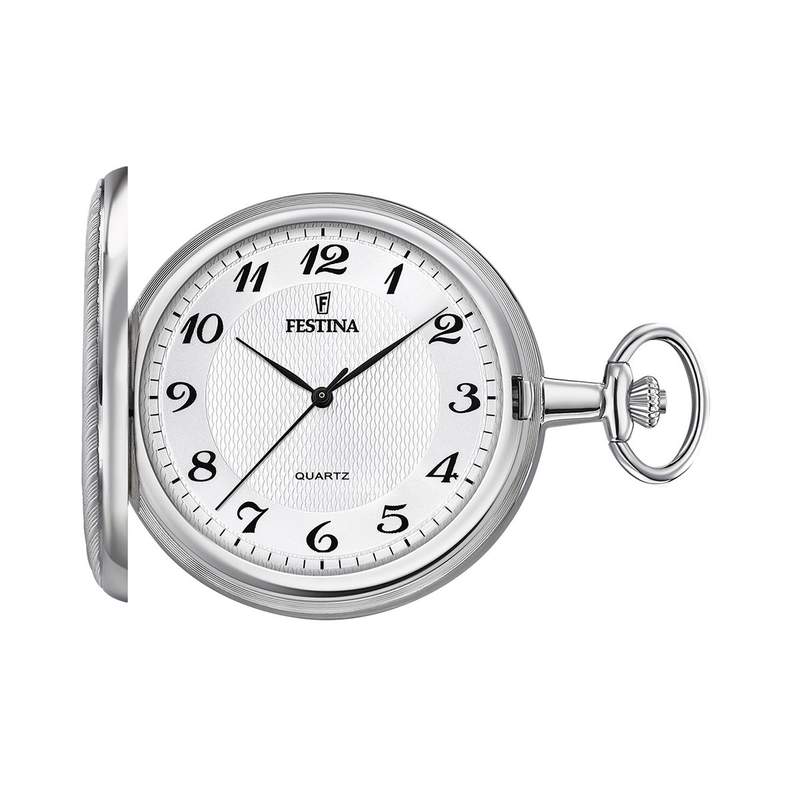 Montre gousset Festina homme acier - vue 1