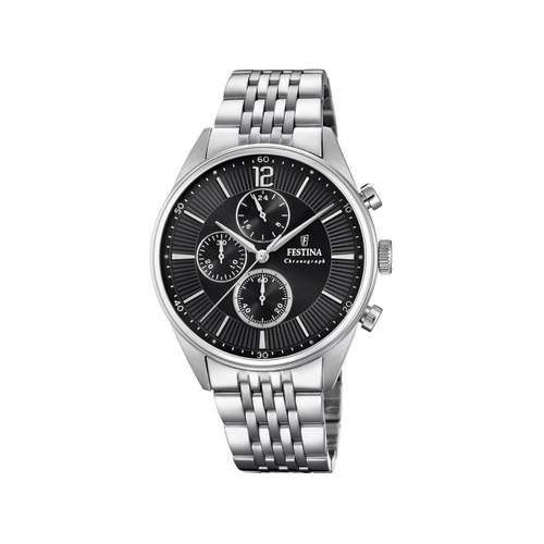 Montre Festina homme chronographe acier