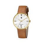 Montre Lip homme acier cuir - vue 1