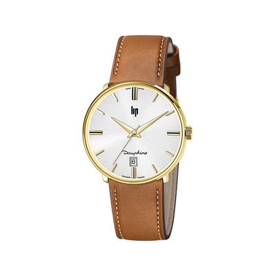 Montre Lip homme acier cuir