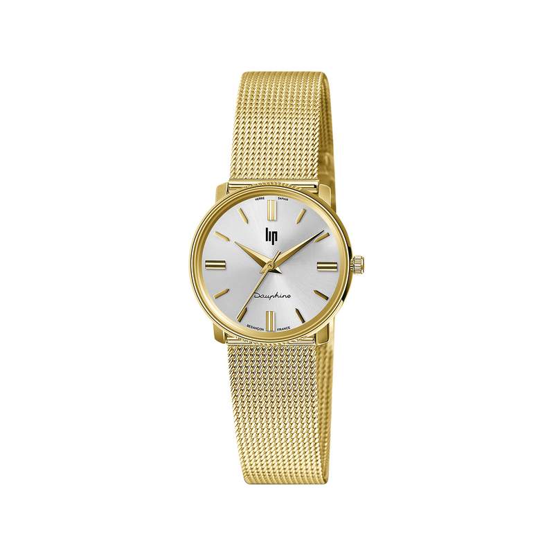 Montre Lip mixte acier doré - vue 1
