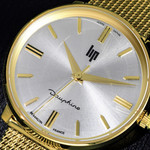 Lip mixed steel and gold watch - view D1