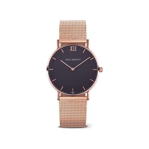 Montre Paul Hewitt mixte acier doré rose