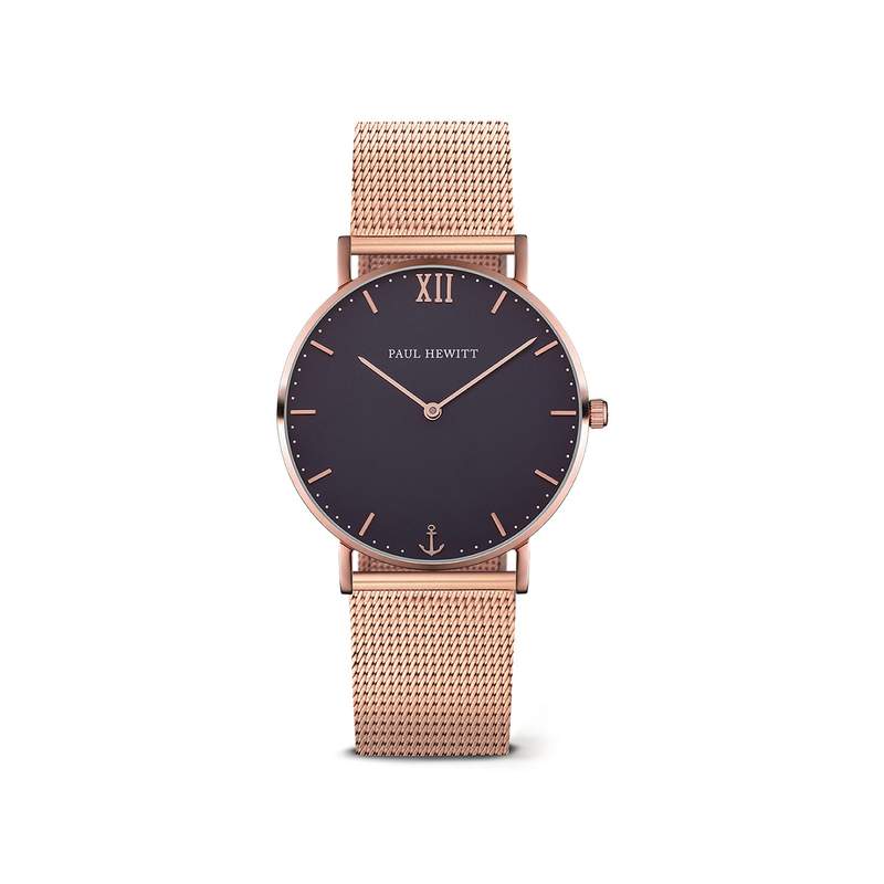 Montre Paul Hewitt mixte acier doré rose - vue 1