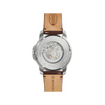Montre Fossil homme acier cuir marron - vue 2