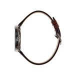 Montre Lip mixte acier cuir marron - vue 2