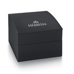 Montre Herbelin Classique homme acier bracelet cuir noir - vue E1