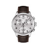 Montre Tissot homme chronographe acier cuir marron - vue V1