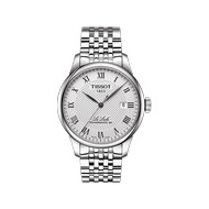 Montre TISSOT T-CLASSIC LE LOCLE POWERMATIC 80 homme automatique cadran gris bracelet acier inoxydable