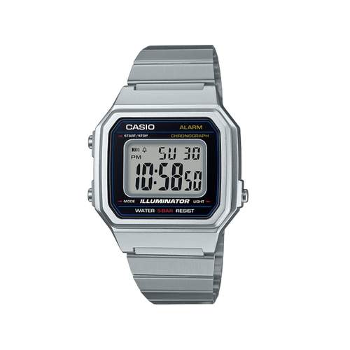 Casio gemengd digitaal stalen horloge