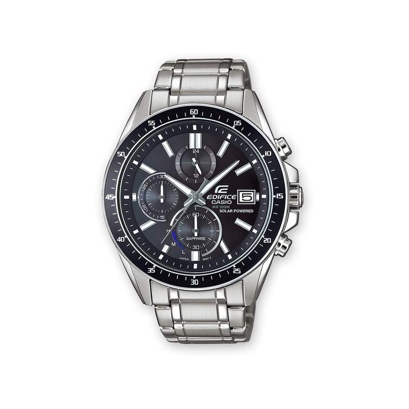 Montre Casio homme solaire acier - vue 1