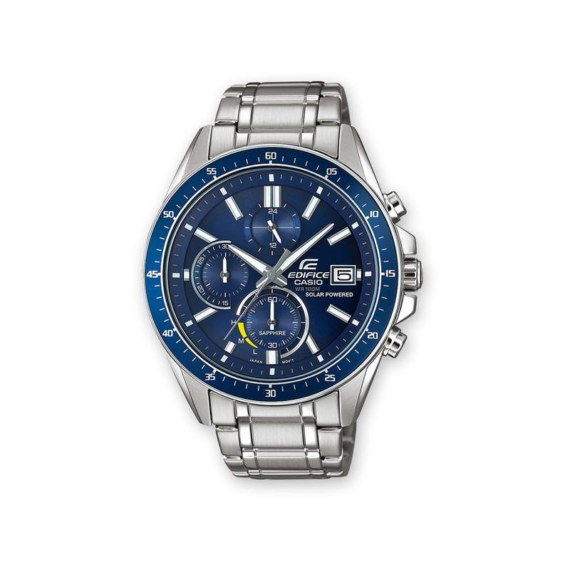 Montre Casio homme solaire acier - vue 1