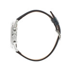 Montre Lip homme chronographe acier cuir bleu - vue 2