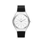 Montre Swatch mixte Skinnoiriron acier silicone - vue 1
