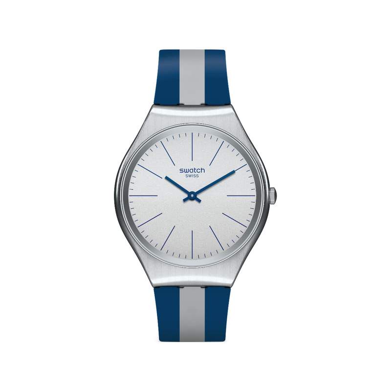 Montre Swatch Skinspring mixte acier silicone - vue 1