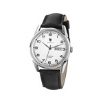 Montre Lip mixte automatique acier cuir noir - vue 1