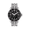 Montre TISSOT T-SPORT SEASTAR 1000 homme automatique cadran noir bracelet acier inoxydable - vue V1