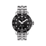 Montre TISSOT T-SPORT SEASTAR 1000 homme automatique cadran noir bracelet acier inoxydable - vue 1
