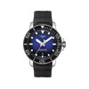 Montre TISSOT T-SPORT SEASTER 1000 homme automatique cadran bleu bracelet synthétique noir - vue V1