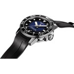 Montre TISSOT T-SPORT SEASTER 1000 homme automatique cadran bleu bracelet synthétique noir - vue 2