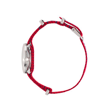 Montre Lip homme acier nylon bleu blanc rouge