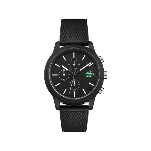 Montre Lacoste homme chrono résine silicone noir