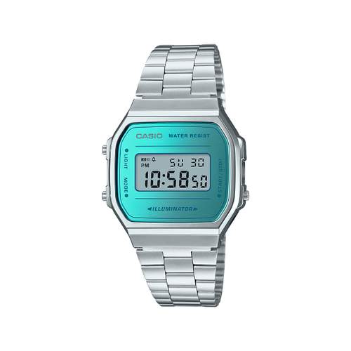 Montre Casio chrono mixte acier résine