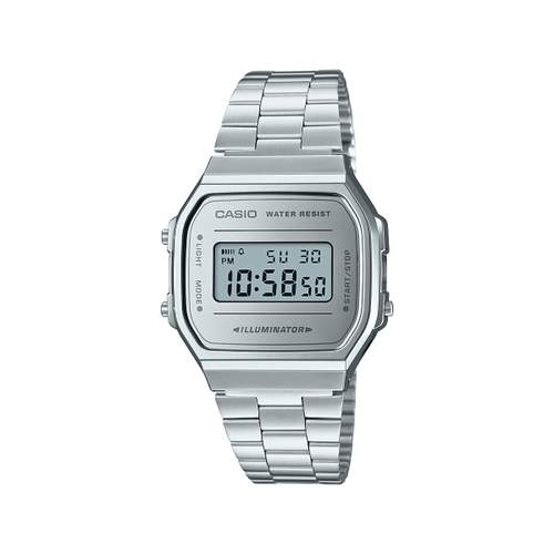 Casio chrono mixed steel resin watch