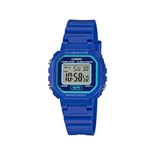 Montre Casio chrono enfant résine bleue