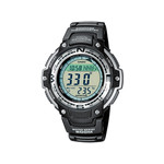Montre Casio chrono homme résine noire - vue 1